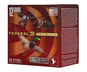 Federal Ultra Steel Shotshells 12ga 3" 1-1/4oz 1450 fps BB 10/ct