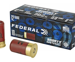 Federal Shorty Shotshells 12ga 1-3/4" 15/16oz 1145 fps #8 10/ct