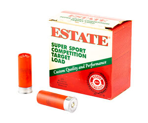 Estate Cartridge Super Sport Shotshells 12 ga 2-3/4" 1-1/8 oz 1200 fps #8 25/ct
