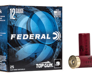 Federal Top Gun Shotshells 12 ga 2 3/4" 1 1/8 oz 1145 fps #8 25/ct