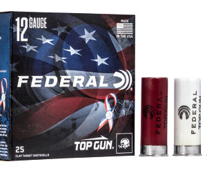 Federal Top Gun Wounded Warrior Shotshells 12 ga 2-3/4" 1-1/8 oz #8 1145 fps 25/ct