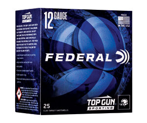 Federal Top Gun Sporting Shotshells 12 ga 2-3/4" 1oz 1300 fps #7.5 25/ct