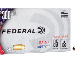 Federal Train & Protect Handgun Ammunition .380 Auto 85gr JHP 1000 fps 50/ct