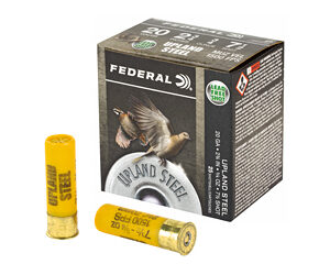 Federal Upland Steel Shotshells 20ga 2-3/4" 7/8 oz 1500 fps #7.5 25/ct