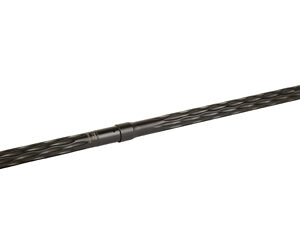 Long twist drill bit with spiral grooves and a hex shank, shown in profile