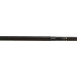 Black conductor's baton with a light wood tip, laid out horizontally.