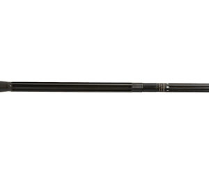 Black conductor's baton with a light wood tip, laid out horizontally.
