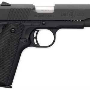 Browning 1911-380 Black Label Full Size Handgun .380 Auto 8rd Magazine 4.5" Barrel Ambi Manual Safety