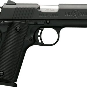Browning 1911 380 Black Label Compact Handgun 380 ACP 8rd Magazine 3.625" Barrel Black