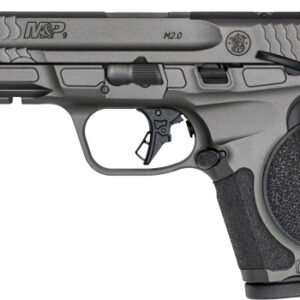 S&W M&P 9 M2.0 Metal Compact OR Handgun 9mm Luger 10rd Magazine(2) 4" Barrel Tungsten Gray Cerakote Thumb Safety