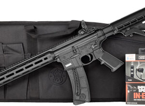 Smith & Wesson M&P15-22 Sport Rifle .22 LR 25rd Magazine 16.5" Barrel Black Howard Leight Hearing Bag Bundle