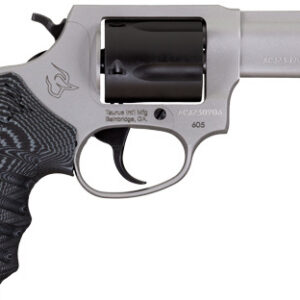 Taurus Defender 605 Handgun 357 Mag/38 Spl+P Matte 5rd Capacity 3" Stainless Steel Barrel Black Cylinder  VZ Grips