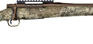 Mossberg Patriot Predator Strata Camo Rifle 450 Bushmaster 4rd Capacity 20'' Thread Barrel Strata Camo Stock