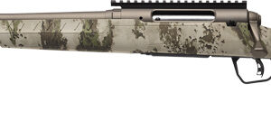 Savage Axis 2 Pro Woodland Camo Left Hand Compact Rifle 6mm ARC 4rd Capacity 20" Threaded Barrel Synthetic Stock