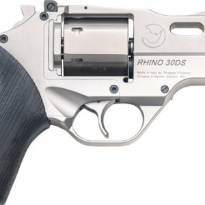 Rhino Revolver 30DS .357 Mag Chrome with 3 moon clips 6 rounds