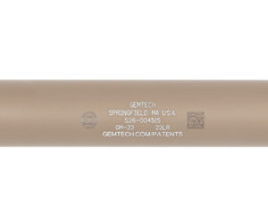 GEMTECH GM-22 SUPPRESSOR 22LR FDE