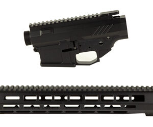 GGP AR10 BILLET RCVR SET W/15" HG BK