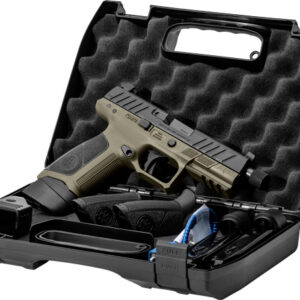 Beretta APX A1 Full Size Tactical Handgun 9mm Luger 21rd Magazines (3) 4.8" Threaded Barrel OD Green with Black Slide and Grip