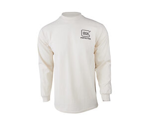Glock Born in Austria Long Sleeve Shirt Tan L