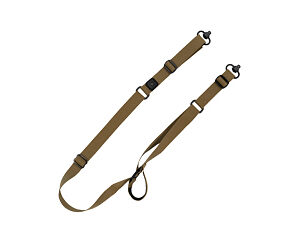 Grovtec QS 2-Point Sabre Rifle Sling with Push Button Swivels Coyote Brown