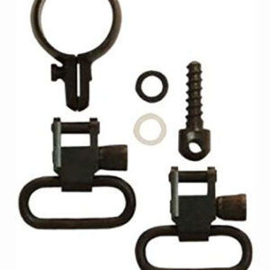 Grovtec Two Piece Barrel Band Swivel Sets .800" to .850" Black