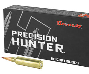 Hornady Precision Hunter Rifle Ammunition 7mm WSM 162 gr ELD-X 3000 fps 20/ct