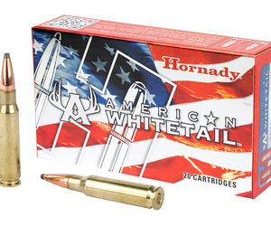 Hornady American Whitetail Rifle Ammunition .308 Win 165 gr. SP 2700 fps 20/ct