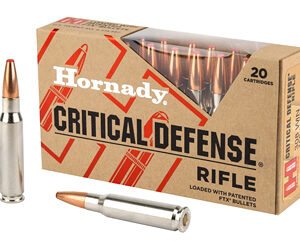 Hornady Critical Defense Rifle Ammunition .308 Win 155 gr FTX 20/ct