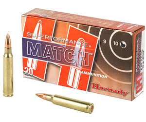 Hornady Superformance Rifle Ammunition 5.56x45mm 75 gr BTHP 2910 fps - 20/box
