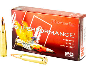 Hornady Superformance Rifle Ammunition .257 Roberts +P 117 gr SST 2945 fps - 20/box