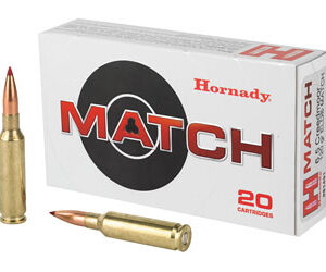 Hornady Match Rifle Ammunition 6.5 Creedmoor 120 gr ELD 2910 fps 20/ct