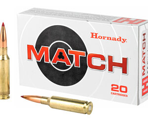 Hornady Match Rifle Ammunition 6.5mm Creedmoor 140 gr ELD-M 2710 fps 20/ct