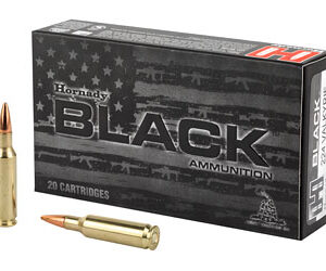 Hornady Black Rifle Ammunition .224 Valkyrie 75gr BTHP 3000 fps 20/ct