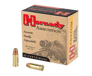 Hornady Custom Handgun Ammunition .25 ACP 35 gr XTP 900 fps 25/ct