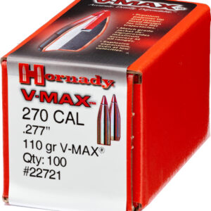 Hornady V-MAX Bullets .270 cal .277" 110 gr V-MAX CANN 100/ct
