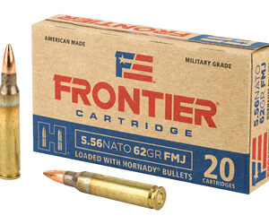 Hornady Frontier NATO Rifle Ammunition 5.56mm 62 gr FMJ  20/ct