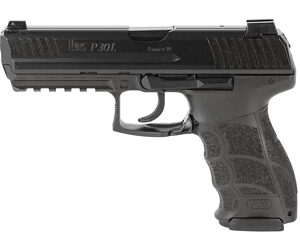 H&K P30L Long Slide Handgun 9mm Luger 17(1)&20(1)rd Magazines 4.45" Barrel DAO Light Strike V1 LEM Trigger