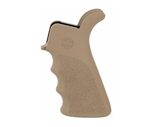 Hogue AR-15/M-16 Rubber Beavertail Grip with Finger Grooves - Desert Tan