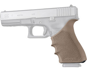 Hogue HandAll Beavertail Grip Sleeve Glock 17 G17 MOS G17L G22 G35 G35 MOS G34 G34 MOS G31 G37 Gen 3-4 FDE
