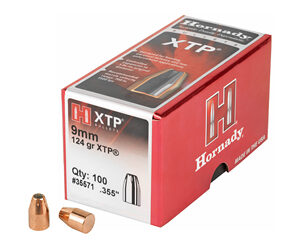 Hornady Handgun Bullets 9mm .355" 124 gr XTPHP 100/ct