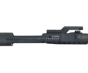 Black rifle-style muzzle brake and handguard assembly with a top rail and front sight, shown in profile from the right.
