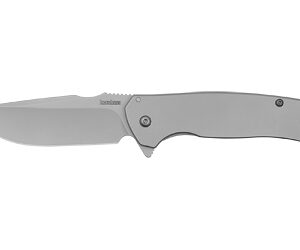 KERSHAW STEPPE 3.55" PLN D2 BLK/SLV