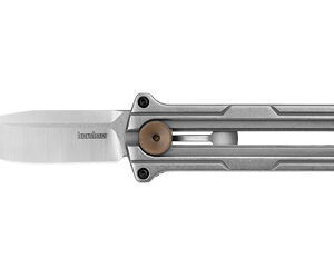 Kershaw Iridium Folding Knife 3-2/5" Spear Point Blade Black