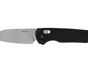Kershaw Duster Folding Knife 2-9/10" Modified Sheepsfoot Blade Grey
