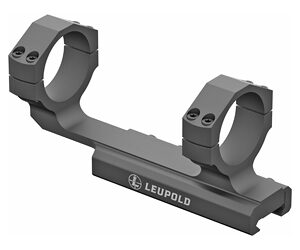 Leupold dual scope ring mount with base for attaching a rifle scope, matte gray