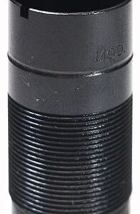 Black metal cylindrical adapter with external threads and a knurled middle section.