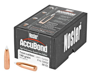 Nosler AccuBond Rifle Bullets 7mm .284" 140 gr SBT-ACB 50/ct