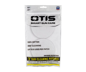 Otis Patches 3" Small Caliber Cleaning Patches 100/ct