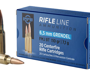 PPU Rifle Ammunition 6.5 Grendel FMJ 110gr 2756 fps 20/ct