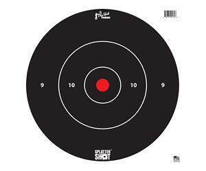 Splatter Shot 12" White Bull's-Eye Target 5/ct
